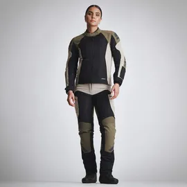 Modeka Khao Air II Motorradjacke Schwarz/Sand/Khaki 48