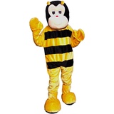 Dress Up America 356-Adult Biene Maskottchen Kostüm für Erwachsene, Unisex Children, Gold, Einheitsgröße (Taille 60, Höhe 75 Zoll)