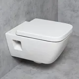 Geberit Renova Plan & Tellkamp Premium 2000 Wand-WC-SET ohne Spülrand:, 500378011+TK2000,