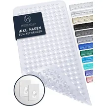Homerella Badewannenmatte rutschfest Transparent