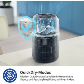 Philips HU5710/03 5000 Series 4.5L Luftbefeuchter Dunkelgrau (14,1 Watt, Raumgröße: 56 m2)