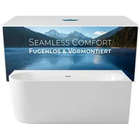 Calmwaters Vorwand-Badewanne 180 x 80 cm (02SL6224)
