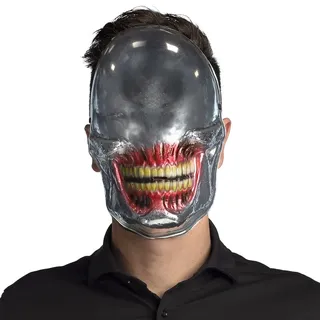 Boland - Spiegel Maske, Horrormaske für Karneval, Accessoire für Faschingskostüme, Halloween Maske