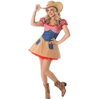 Fun Shack Cowgirl Kostüm Damen, Faschingskostüm Cowgirl Damen, Kostüm Cowboy Damen, Kostüm Damen Cowboy, Cowgirl Kleid Damen, Karneval Cowgirl Damen, Cowgirl Rock Damen, Fasching Cowgirl XL