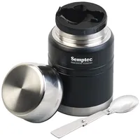 Semptec Vakuum Thermobehälter für Essen, Getränke & Suppen, Löffel,