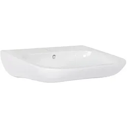 Waschtisch Duravit D-Code Vital 600 mm, mit Überlauf, 1 Hahnloch, weiß, barrierefrei - 2312600000