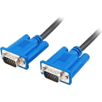 Lanberg VGA-Kabel m VGA (D-Sub) Schwarz, Blau
