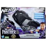 Black Panther Marvel Vibranium Strike Nerf Gauntlet mit 3 Nerf Darts, Rollenspiel Super Hero Spielzeug