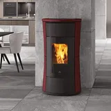 Edilkamin Cherie 9 EVO Pelletofen Keramik Bordeaux - bordeaux