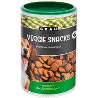 Grau – das Original – Getreidefreie, vegetarische Snacks für Hunde - Veggie Snacks, 1er Pack (1 x 400 g), Ergänzungsfuttermittel für Hunde