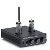 Fosi Audio T20 Röhrenverstärker Valve Amplifier, 2-Kanal Class D Endstufe Bluetooth Mini Kopfhörer Verstärker, 6A2 Vakuumröhren für Lautsprecher