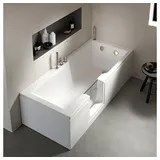 HAK Badewanne EVOLVE Badewanne mit Tür 170x75cm Ausführung Links weiß