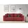 INOSIGN 3-Sitzer INOSIGN "BEATRICE, B: 250 cm - wahlweise mit Bettfunktion", rot, B:250cm H:92cm T:107cm, Sofas, u. Bettkasten, incl. 2 Zierkissen
