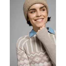 AJC Jacquardpullover in beige-rosa-offwhite | Gr.: 32/34