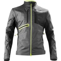 Acerbis Enduro One Textiljacke Schwarz/Neon-Gelb S