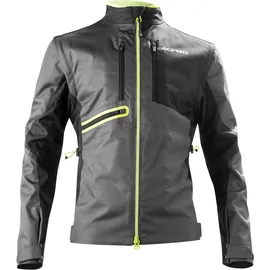Acerbis Enduro One Textiljacke Schwarz/Neon-Gelb S