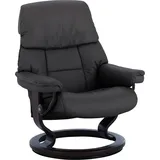 Stressless Stressless® Relaxsessel »Ruby«, mit Classic Base, Größe M, Gestell Eiche, Wenge, Braun & Schwarz schwarz