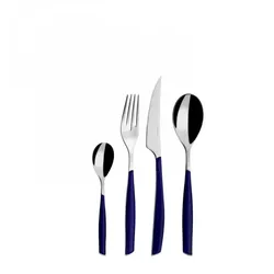 GLAMOUR, Besteckset 24-tlg. blaue Farbe, Gallery Box, Bugatti