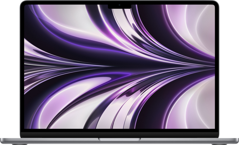 Apple MacBook Air (2022) Apple M2 (8-Core-CPU/8-Core-GPU) 8GB/256GB Space Grau QWERTZ
