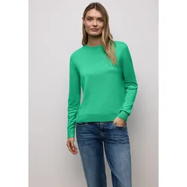 STREET ONE Basic Pullover Grün 42