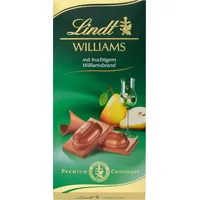 Lindt Williams Vollmilch Tafel mit Williams Birnenbrand Füllung 100g