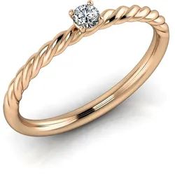 Verlobungsring VR19 585er RosÈgold - 9970