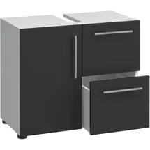 VCM Waschbeckenunterschrank Flandu 51 x 61 x 32 cm Schwarz