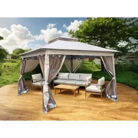 Jet-Line Faltpavillon 3,35 x 3,35 m Beige