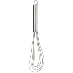 Schneebesen Rondo Edelstahl silber glänzend Flach 27,0cm