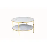 SalesFever Caorle Weiß Gold 80 x 45 cm