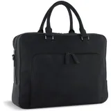 Bugatti Luca Aktentasche Leder 39 cm Laptopfach schwarz
