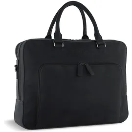 Bugatti Luca Aktentasche Leder 39 cm Laptopfach schwarz