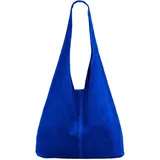 CASPAR Modell No.767 Shopper Wildleder Royal Blue