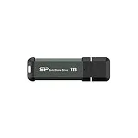 Silicon Power 1TB MS70 USB 3.2 Gen 2 Tragbare Externe SSD mit Typ-C-Adapter