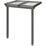 SKANHOLZ Vordach Anklam 220 x 174 cm schiefergrau