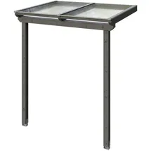 SKANHOLZ Vordach Anklam 220 x 174 cm schiefergrau