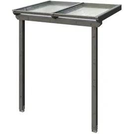 SKANHOLZ Vordach Anklam 220 x 174 cm schiefergrau