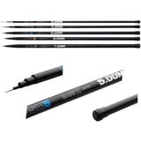 DAM Fishing Stipprute Base-X BSX Tele Pole Stippruten Angelruten Teleskop Stippangel, Schlanke und leichte Glasfaserblanks 3.00 m