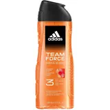 Adidas Adidas, Team Force Duschgel 3-in-1 für Körper, Haare und Gesicht, vegane Formel, 400 ml