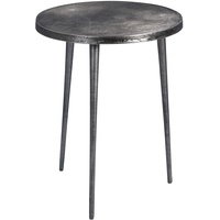 M2 Kollektion Casandra 2 Couchtisch/Beistelltisch/Tischset, Metall, grau, Durchmesser 40cm,