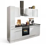 Stella Trading Küchenzeile Jazz 250 cm weiß