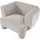 Beliani Sessel Hogbo Stoff 78 x 113 x 93 cm Beige