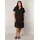 Base Level Curvy Tunikakleid Sommerkleid Schwarz 48
