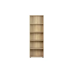 Bücherregal   Parini 4 5F , holzfarben , Maße (cm): B: 60 H: 180 T: 30