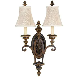Elstead Lighting Feiss FE-DRAWING-ROOM2 - Wandleuchte DRAWING ROOM 2xE14/60W/230V - Bronze