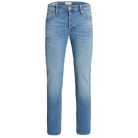 JACK & JONES Herren Jeans JJITIM JJORIGINAL AM 783 Slim Fit Blau - 20942539-29 Länge 32