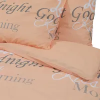 VidaXL Bettwäsche-Set 220x240 cm Baumwolle in Rosa