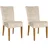 Home Affaire 4-Fußstuhl Polyester beige 2er Set