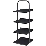 [en.casa] Poytya 96 x 34 x 32 cm schwarz / schwarz