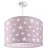 Paco Home Pendelleuchte Baby Lampenschirm Stoff Rund Wolken Himmel Sterne Kinderlampe E27